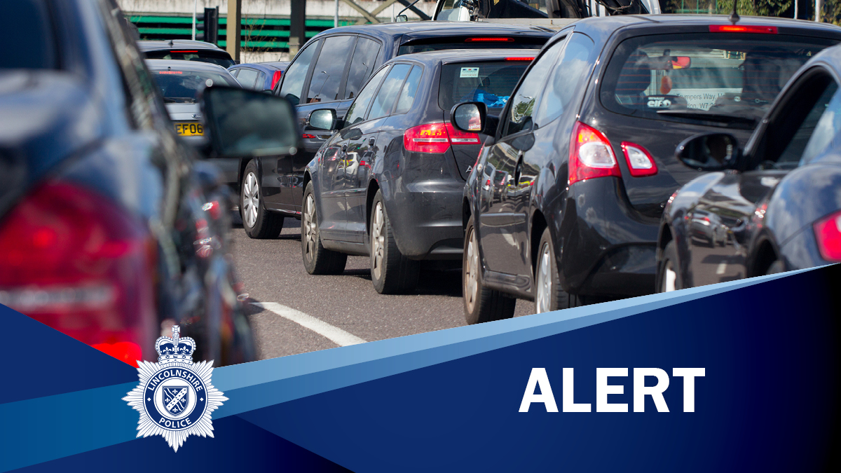 LincsPolice's tweet photo. Alert: we have reports of two mile tailbacks along the A153 Horncastle Road in both directions near to Cadwell Park. Side roads also affected. Please avoid the area until at least lunch time, and please #HaveALittlePatience if you get caught up. Incident 78 of today relates. https://t.co/NMPOHG8eUZ