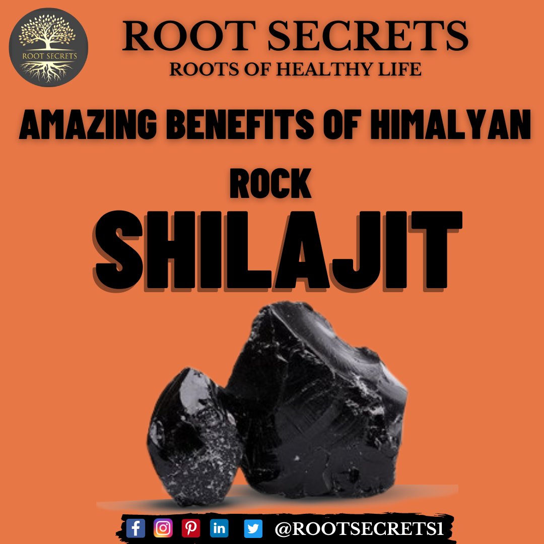 Rootsecrets1's tweet photo. Benefits of Shilajit
1) Encourage Optimum Heart Health
2) Normalizes Testosterone Levels
3) Support Memory
4) Increase Male Fertility
5) Slows Down Aging
Follow our Page: @rootsecrets1

#shilajit #stamina #ayurveda #ayurvedabenefits #rootsecrets #powerbooster #strengthincrease https://t.co/q4iJZP4f5t