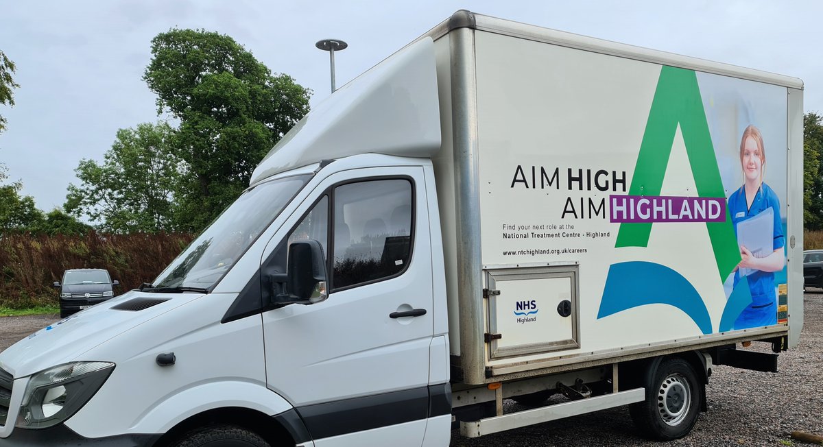Sporting the faces of our amazing #NHSHighland workforce, our new NTC wrapped van livery are out and about on the roads! 

Visit jobs.scot.nhs.uk to find out how you can join our team and apply today!

#AimHighland