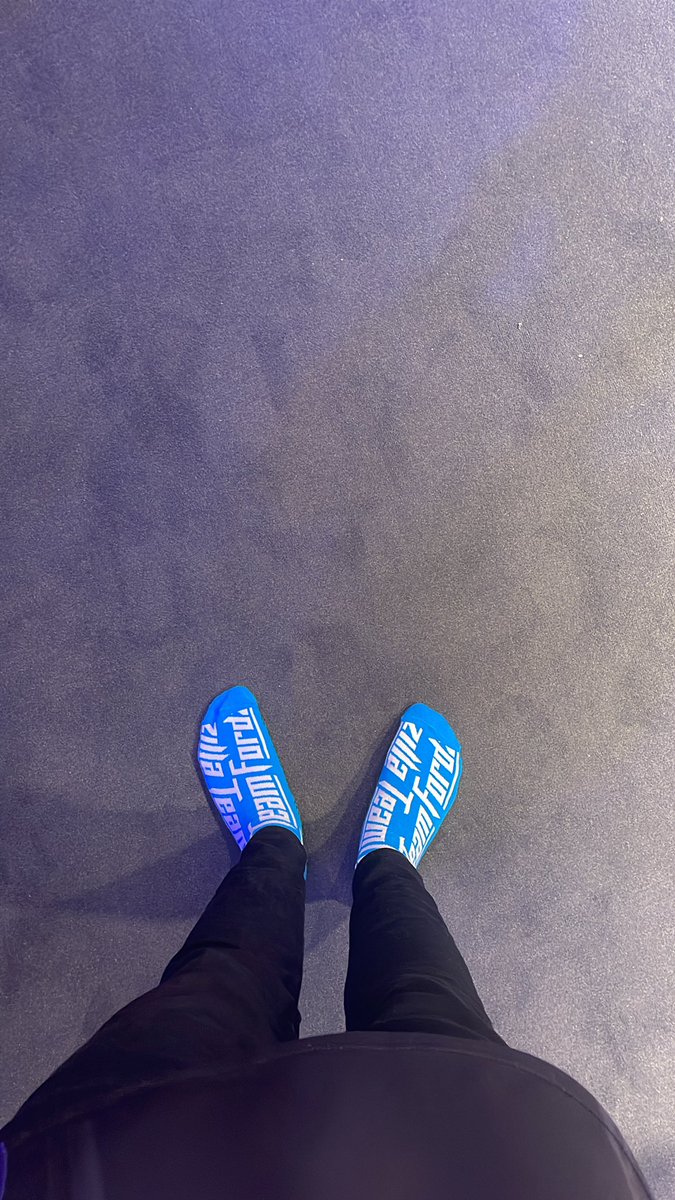 WillChadwick88's tweet photo. The rumours are true… I am in @TeamFordzilla socks at the @gamescom TFZ stand in hall 8 https://t.co/0p2aHbLjnv