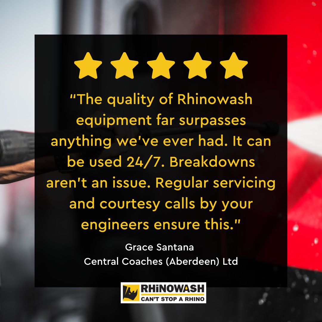 ⭐️⭐️⭐️⭐️⭐️

Our Rhinowash machines are the best in the market! 

Don’t take our word for it though, and check out our client testimonials 🦏

👉 Check them out here: rhinowash.com/testimonials-t… 

#PressureWasher #Rhinowash #CantStopARhino #MadeInBritain #PressureWashingSolutions