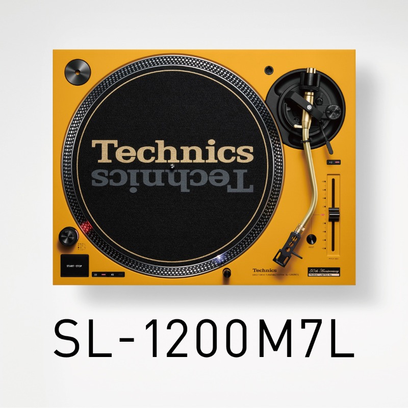 Panasonic_cp's tweet photo. 50年の感謝を込めてお届けする限定モデルが発売

7色のカラーバリエーションにゴールド仕様のトーンアーム、「50th Anniversary」の銘とシリアルナンバーを刻印したプレートの50周年記念デザイン

#Technics #1200M7L #DJターンテーブル