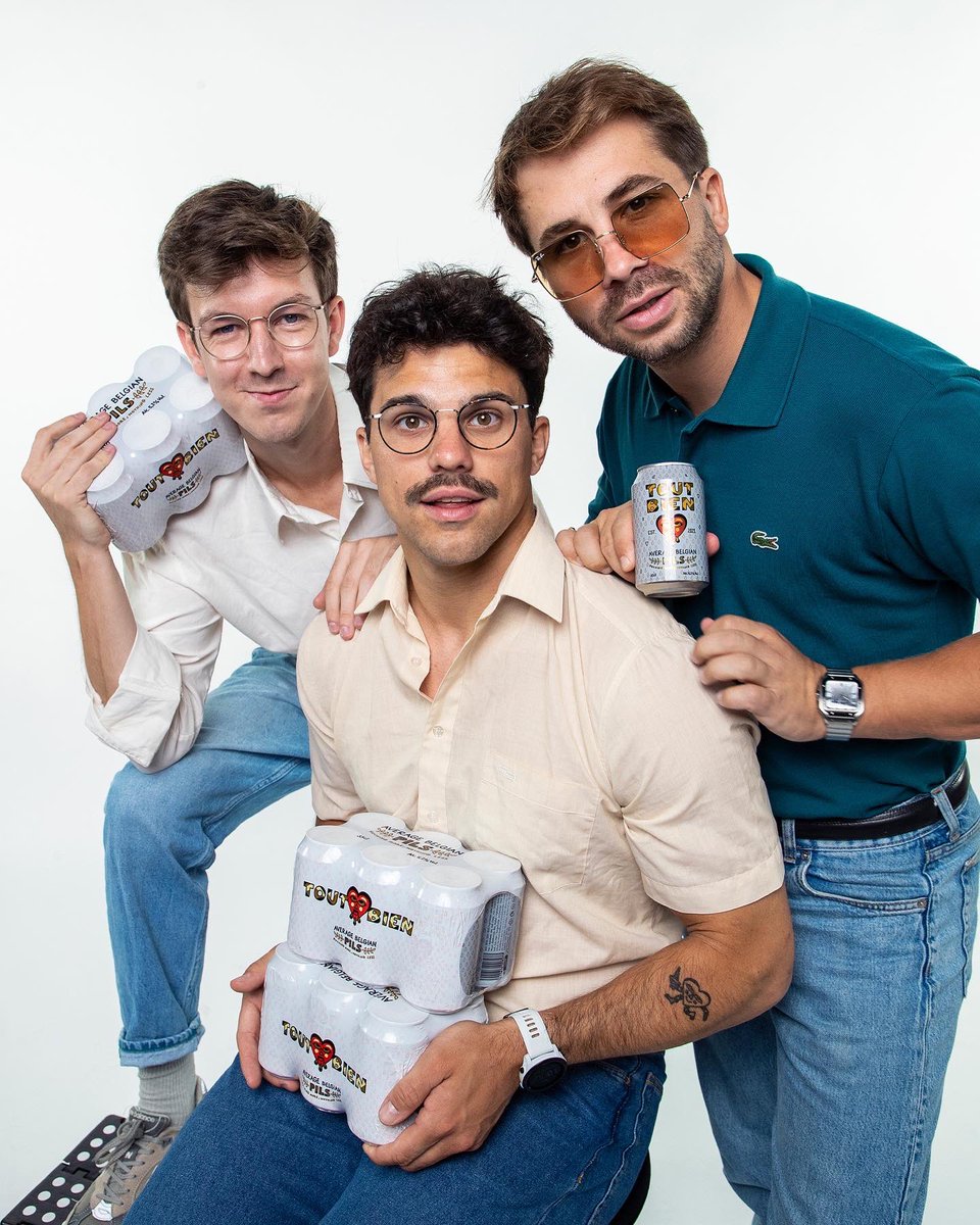 3 proud dads ❤️ merci for all the love on our golden liquid! We dreamed of this and you made it a reality. Santé!

pic by Boy Kortekaas