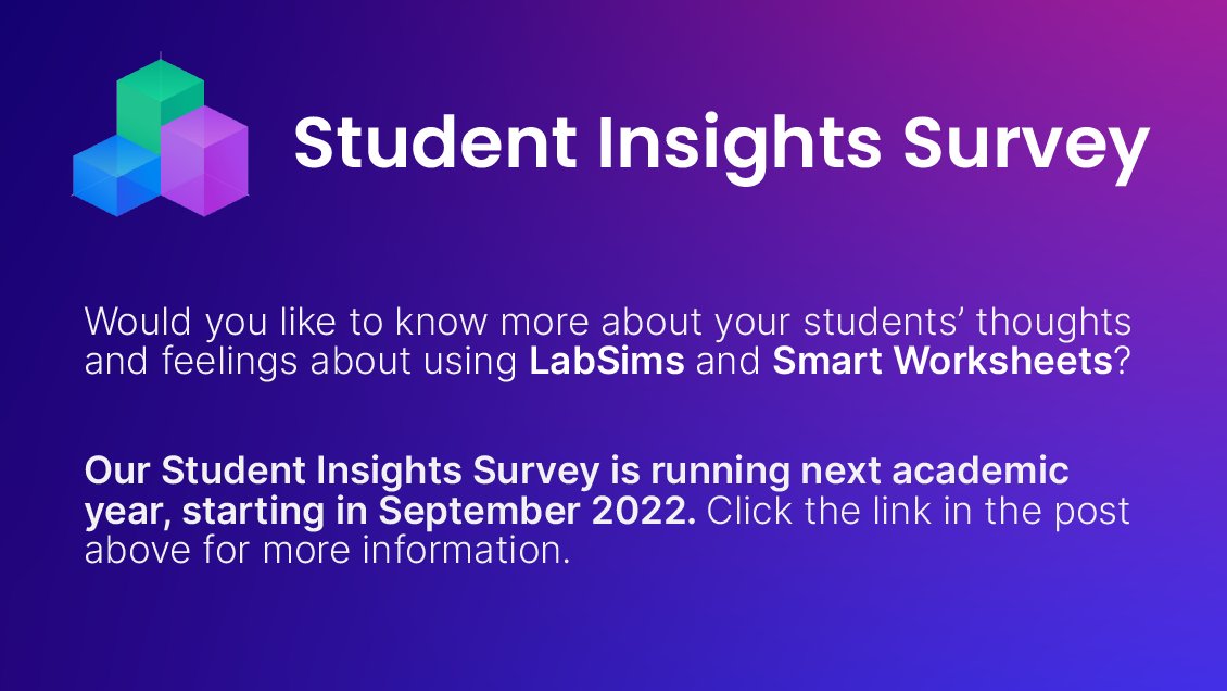 One month until Student Insights Survey opening day! 📆 Thanks to those who have signed up already - there’s still plenty of time to register interest in this cross-institutional study.

Learn more and register here 👉 ow.ly/cbbP50KnInf