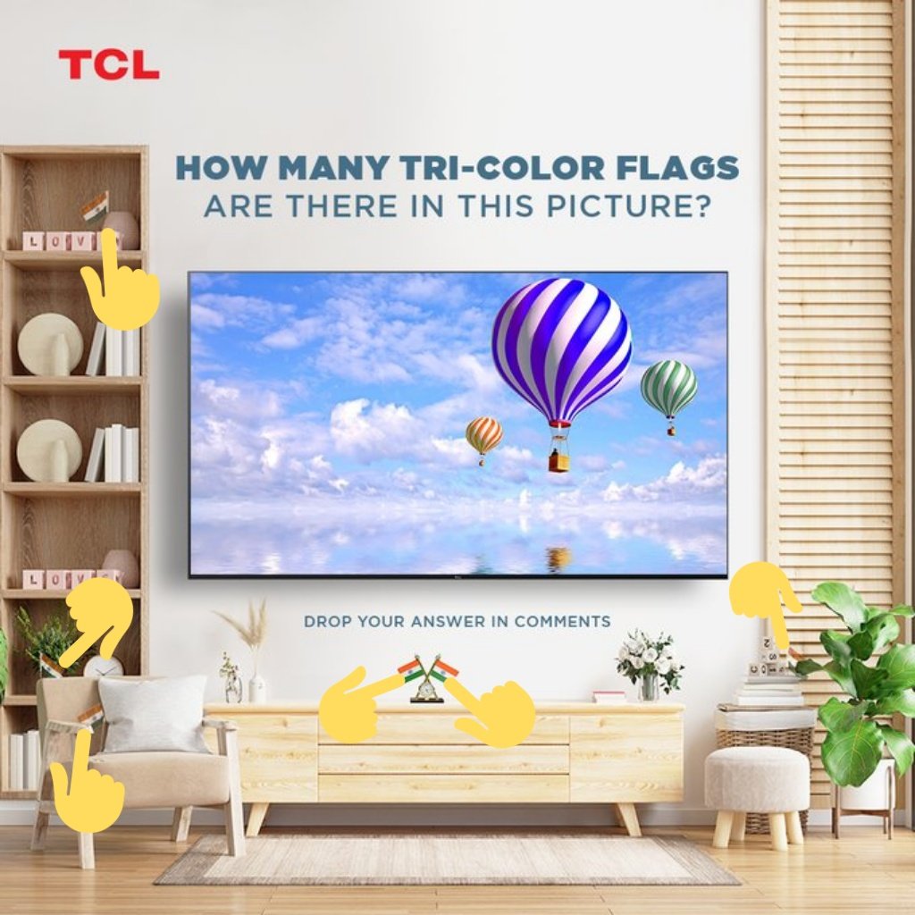@tcl_india 👉6 Flags are present in the picture.

#7elebrate5reedomWithTCL  #IndependenceDay
#75thIndependenceDay
#TCLTheCreativeLife

@tcl_india

Join
@Arunkumar6106
@Nick_Model143
@Aarav_Singh28
@samantbansal
@mysterioussu
@luckykarann
@Sandeep13_
@dayalojha_
@Sanjiv_34
@iSubho7