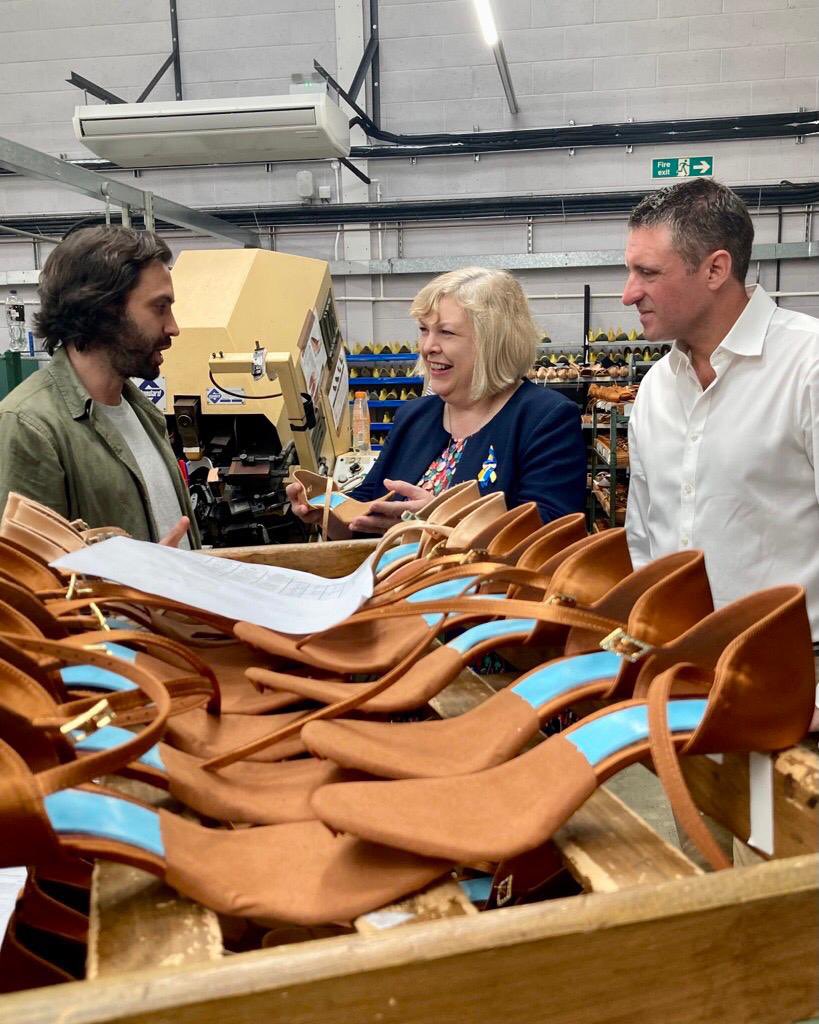JaneMHunt's tweet photo. Got my dance on at the company that makes footwear for BBC’s #StrictlyComeDancing @IDSdanceSHOES. https://t.co/FFwy19MVrG
