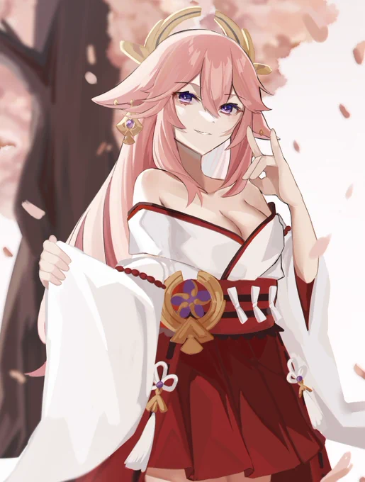 #原神  #GenshinImpact スイパラの八重神子〜!!かわいい〜!! 