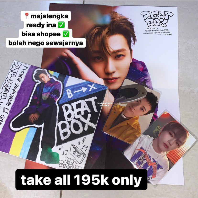 cewejoshua's tweet photo. WTS WTS WTS‼️‼️
yg beli dapet jeno

WTS DIGIPACK BEATBOX JAEMIN,WTS JISUNG NABI,WTS HAECHAN CEKER, WTS AAB NCT, WTS PC LEMONILO https://t.co/wM6Q5JOBx0