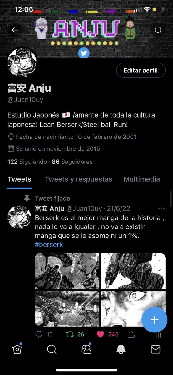 Juan10uy's tweet photo. Me quedan 14 seguidores para los 100🥹 ya falta poco , con lo que me cuesta conseguir seguidores , gracias a todos los que me seguís!!! #anime #Anitwt #manga #Japón #intercambiodeidiomas https://t.co/eaCJtYx0p6