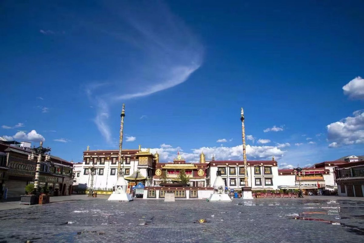 sangyalkunchok's tweet photo. The areas of #Lhasa that were previously packed with people are now deserted. https://t.co/Aw0G9NBVc4