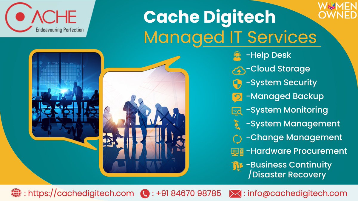 digitech_cache's tweet photo. #CacheDigitech offers #ManagedIT #Services & Data Center management. We optimise, secure, monitor all your IT Services and provide incremental value to your business.
#manageditservices #manageditsolutions #itservicesprovider #it #technology #managedserviceprovider https://t.co/5oci4mq25a