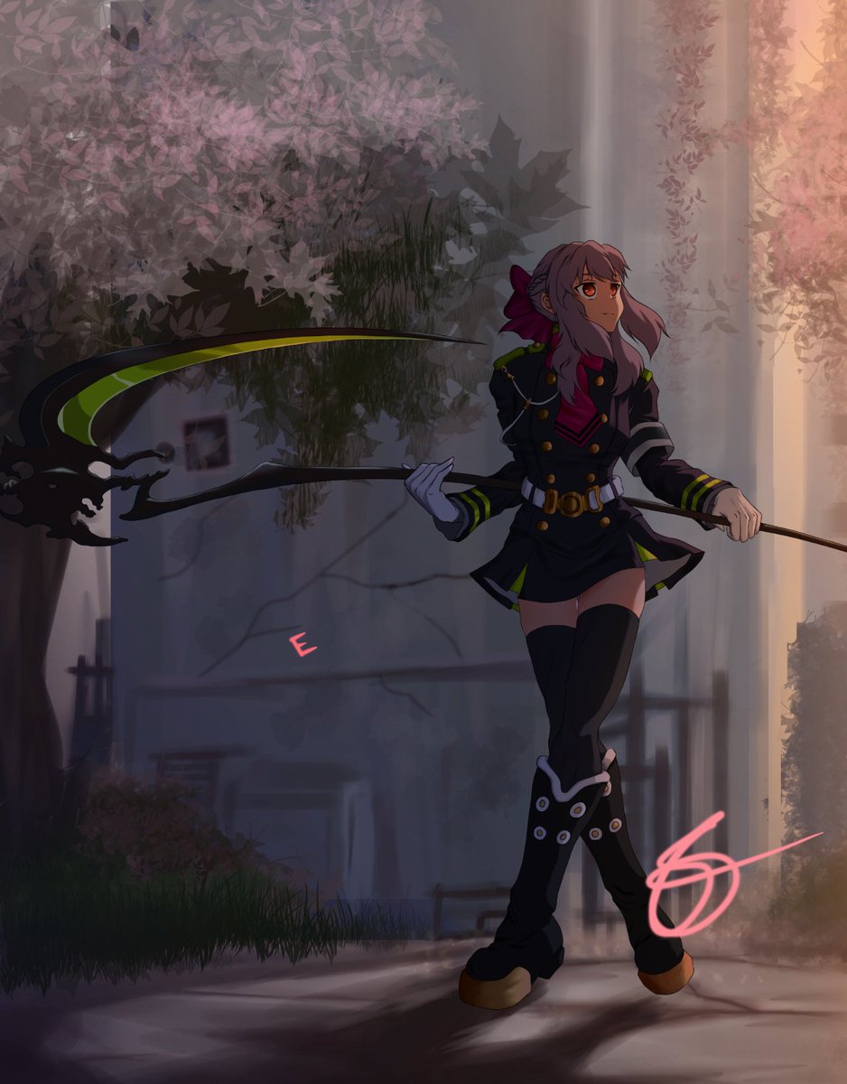 Shin 

I've wanted to do a artwork of her but a friend gave me more motive to do so it was fun.

#shinoa #AnimeArt #animegirl #illustrationartist #artmoots #portraits