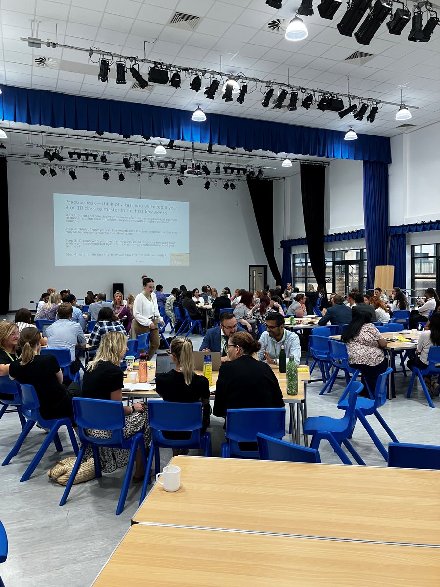 Some super collaboration and strategising yesterday in our first @orchardmead T&amp;L PL session, learning how to move pupils from dependence to independence via a range of strategies from #walkthrus.  Together we make a positive difference, #teamOMA.