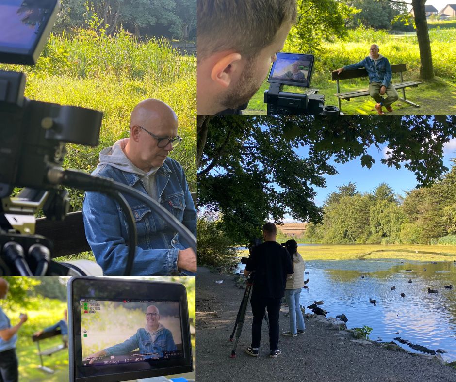 HeidelbergUK's tweet photo. Geoff Truesdale, Managing Director @LibraryPrint & the video crew behind the scenes of the new Heidelberg testimonial.
#HeidelbergUK #KiltongaNatureReserve #Ireland #easymatrix #diecutting #packaging #sustainability #cloudmovestv https://t.co/ZNSkHlYg1G