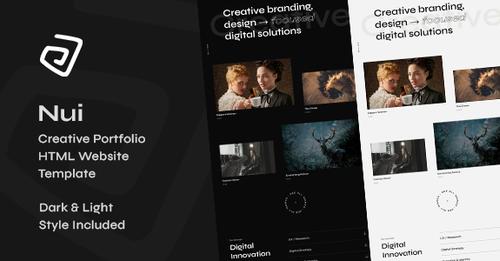 I am happy to announce that my new template is available! "Nui - Creative Portfolio Showcase HTML Website Template". Dark &amp; Light style included. 👍

👉 Demo: demo.themetorium.net/html/nui
👉 Download it here: 1.envato.market/nui