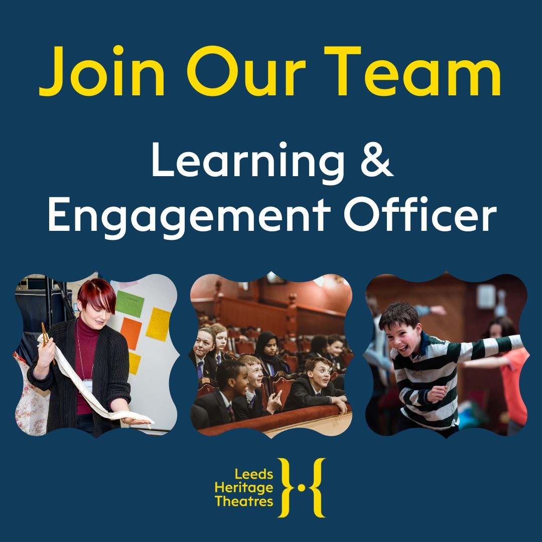 LeedsTheatres's tweet image. Are you an advocate for young people and want to inspire the next generation of theatre makers? We've got you.

🎭 Learning and Engagement Officer
Deadline: Mon 19 September

👉 bit.ly/3RapNDv (3/3)