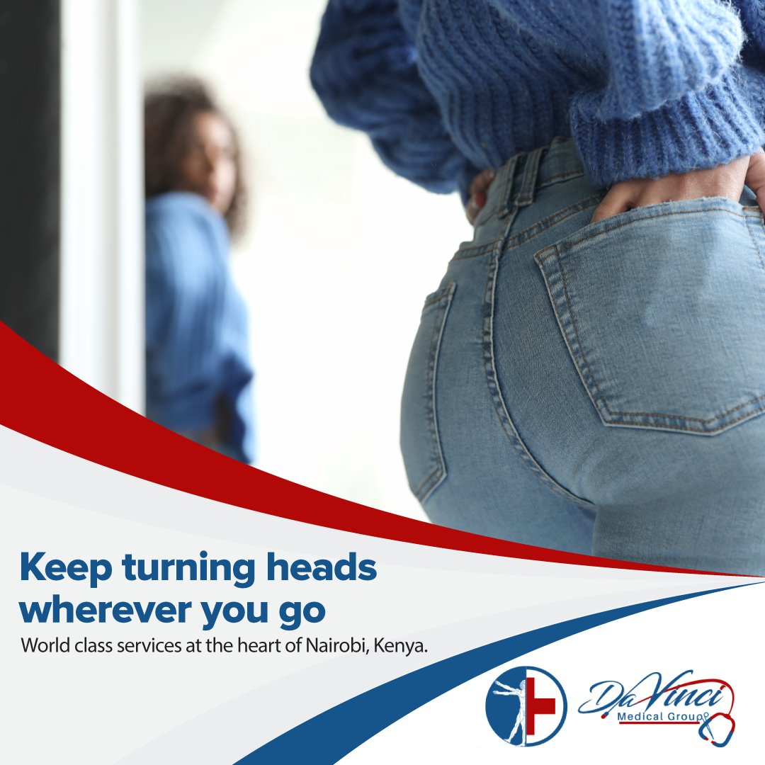davincimgkenya's tweet photo. Want to get that rocking backside? Our well trained specialists at the #DaVinciMedicalGroup are ready to sculpt you the body of your dreams. Book your consultation today: 0777112010 #ButtAugmentation #DaVinciMedicalGroup https://t.co/3HlDXRAOm4