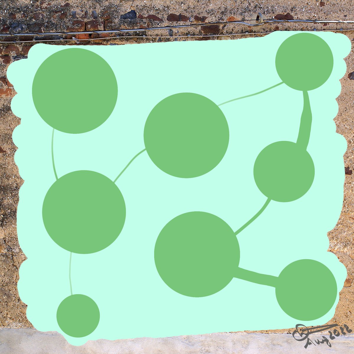 VeryLazyTeam1's tweet photo. Mint first level bubbles color started https://t.co/hKtTmpjMQP