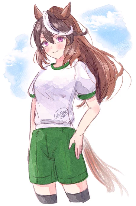 シンボリルドルフ会長(ポニテ) #ウマ娘 