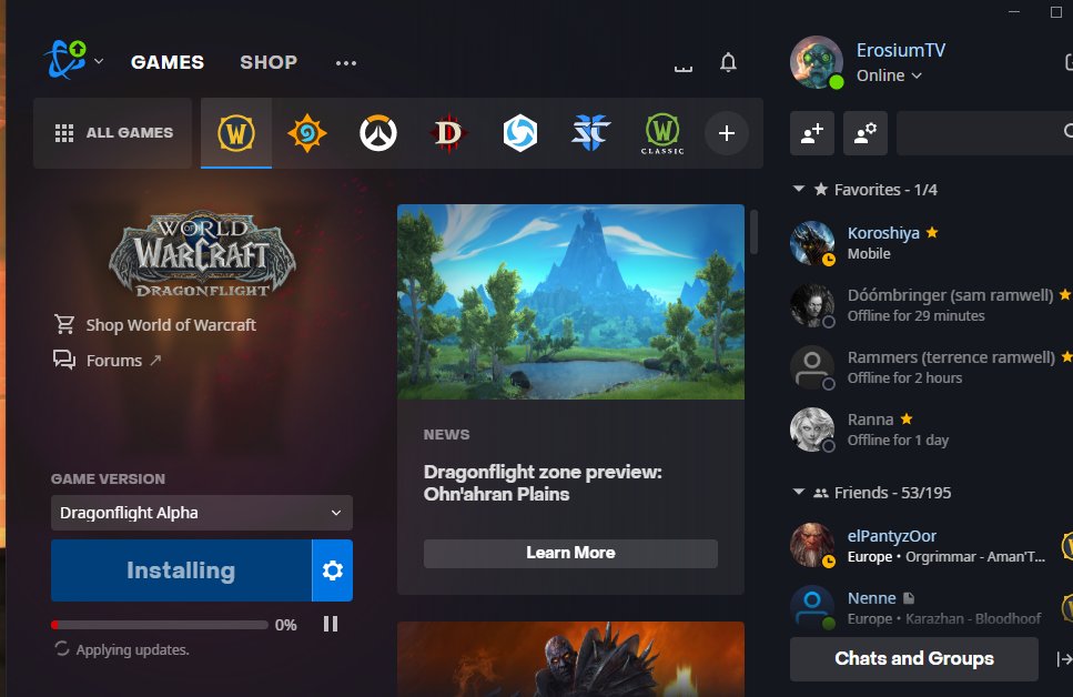 ErosiumTV's tweet photo. No idea who at @Blizzard_Ent @WarcraftDevs did this, but I absolutely love you <3 Thank you <3 

#worldofwarcraft #dragonflight #dragonflightalpha https://t.co/Mu3gsOiPjb