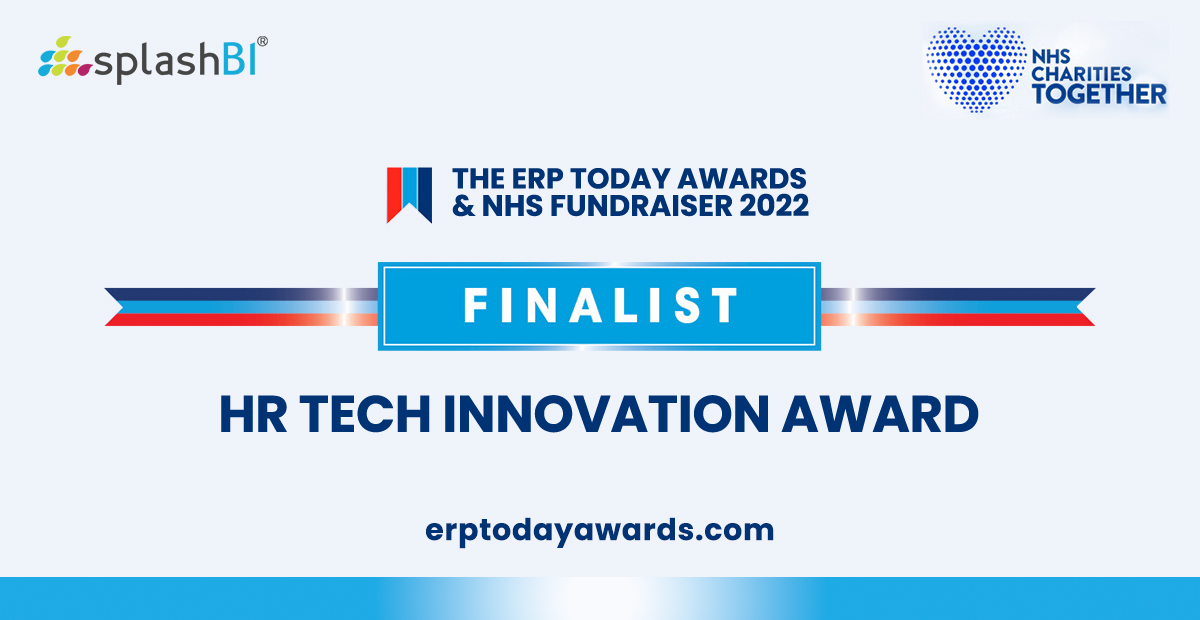 SplashBI's tweet photo. We are delighted to announce that @SplashBI has been shortlisted as a FINALIST for the @erp_today Awards in the “HR Tech Innovation” category for our work with implementing #SplashHR for the @ASWatsonGroup ! An excellent recognition of a great partnership and fantastic teamwork! https://t.co/yZR8tE7D7A