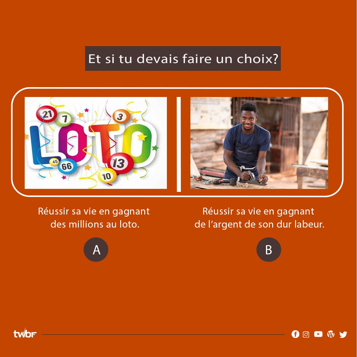 teensworldbyra1's tweet photo. Quel serait votre choix?
🌝
#Twbr #MiseEnSituation #Choix #TgTwittos https://t.co/N9XpbGC42M