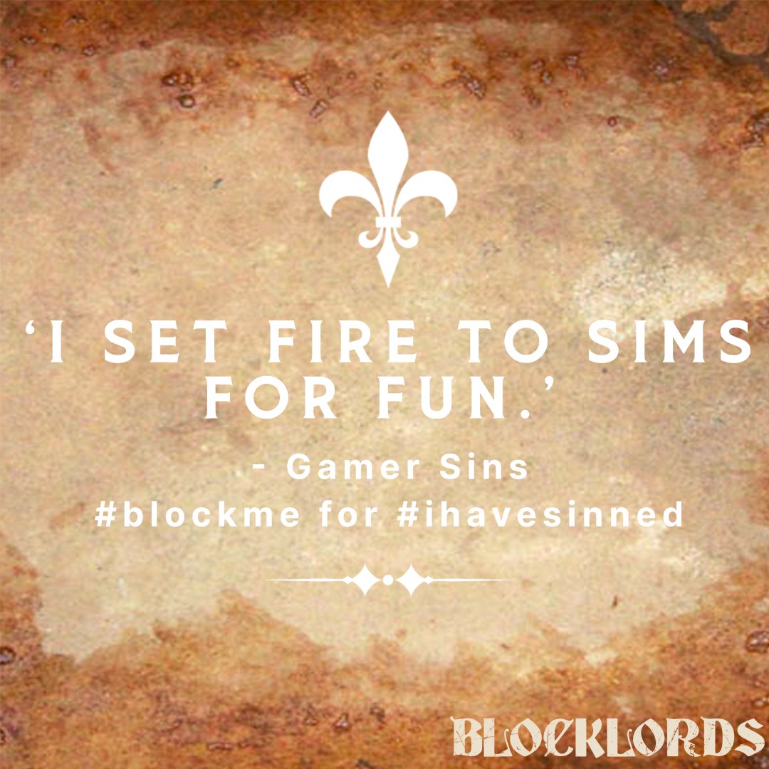 BLOCKLORDS's tweet image. #BLOCKME for #IHAVESINNED 

If you're at @gamescom then come find our priest @Spifeyy and confess your gaming sins!  

In the meantime, tell us yours below!