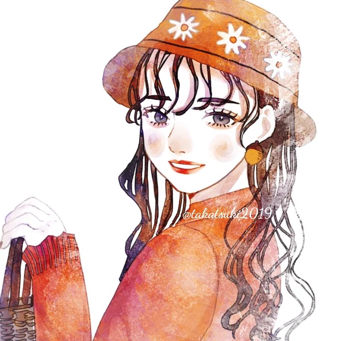 低浮上が続いておりますたまにイラスト上げられたらいいなちなみにこの絵は前髪が気に入ってます#イラスト 