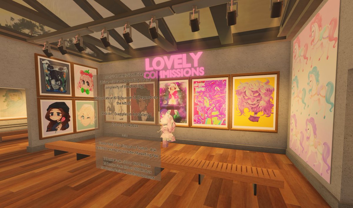 _ALDOFFICIAL's tweet photo. ALD Games [OFFICIAL]

Visit and Support the many artists that have their artwork in the Art Gallery. 

Art Commissions Opened! Five [5] Artists with Open Commissions.
https://t.co/0VnfhsXatE

Join the Discord Server for more Info.
#Roblox #RobloxDev https://t.co/yQ3AyIsIn6
