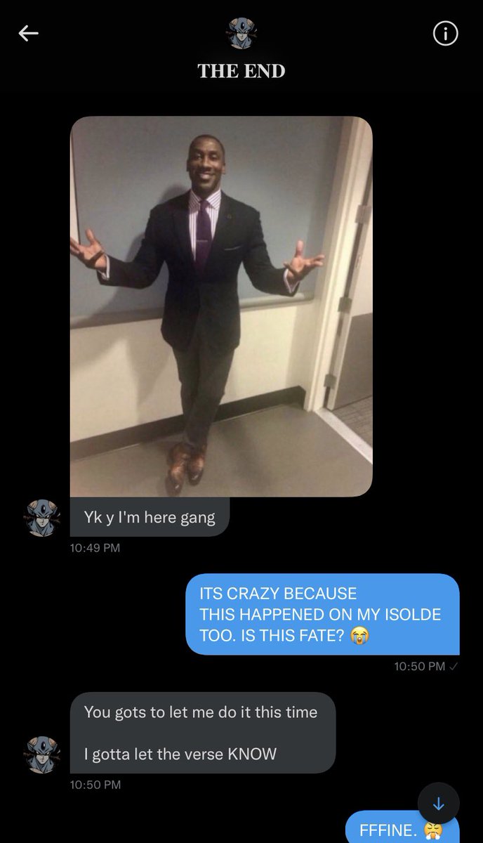 / GM 
also to those who know my 
other accounts this makes
me laugh a little 😭