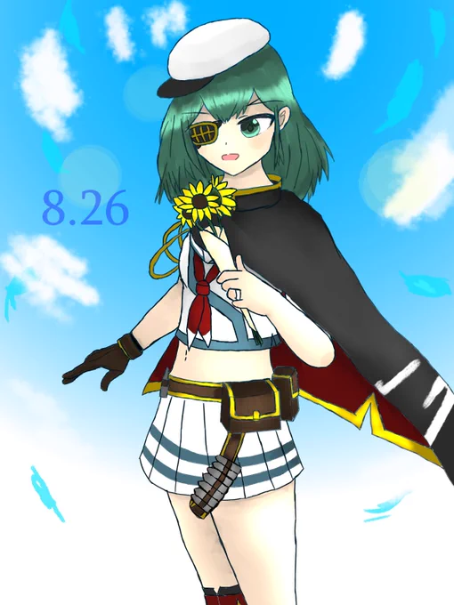 夏の終わりも近い今日は木曾さんとのケッコン記念日木曾さんが一番好きです 