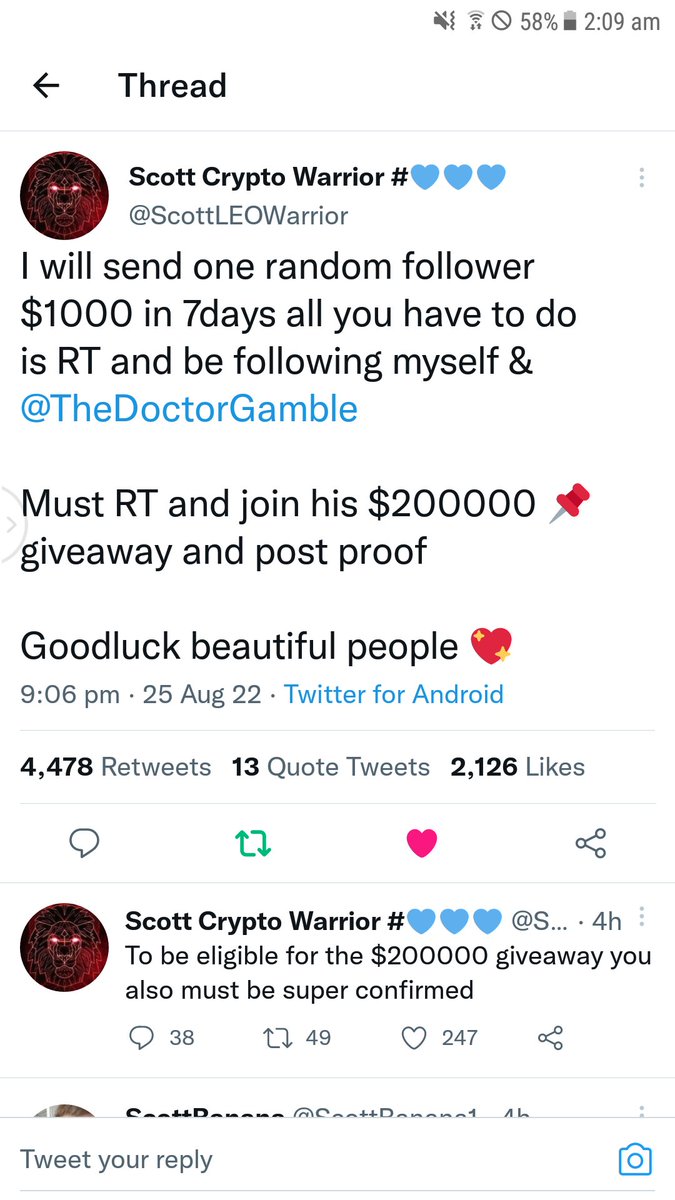 SyedSad63210221's tweet photo. @ScottLEOWarrior @TheDoctorGamble Done https://t.co/VtKgFBLLc2