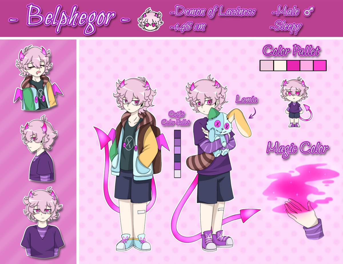 megamigoddess's tweet photo. -Belphegor reference sheet-                        👇🏻join our discord channel👇🏻  https://t.co/m0XlJrmBuv…  #NFT                 #NFTGiveaway #NFTCommunity #nftart #NFTCommumity #NFTshilling #nftcollector #NFTartist #NFT買います #NFTartists #AnimeArt #animegirl #Animefest2022 https://t.co/Iybqo5SyCL