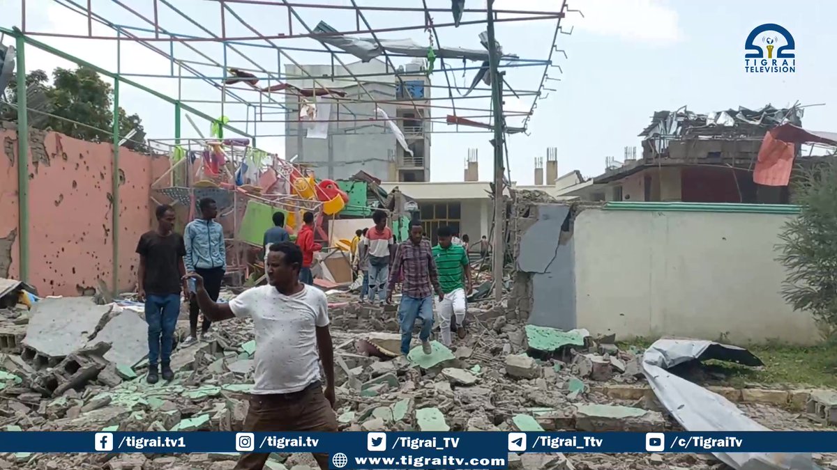 Tigrai_TV's tweet image. BREAKING NEWS: Ethiopian Government Bombarded Mekelle 
Mekelle, August 26- Tigrai Television - Ethiopian government has conducted an airstrike in Mekelle city killing several civilians including children.
Numbers of causalities are yet to be reported.