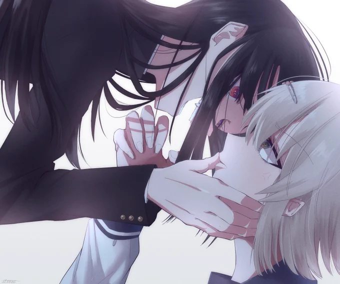#みなさん去年の今頃はどんな絵描いてましたか 変わらずオリキャラを描いてました 