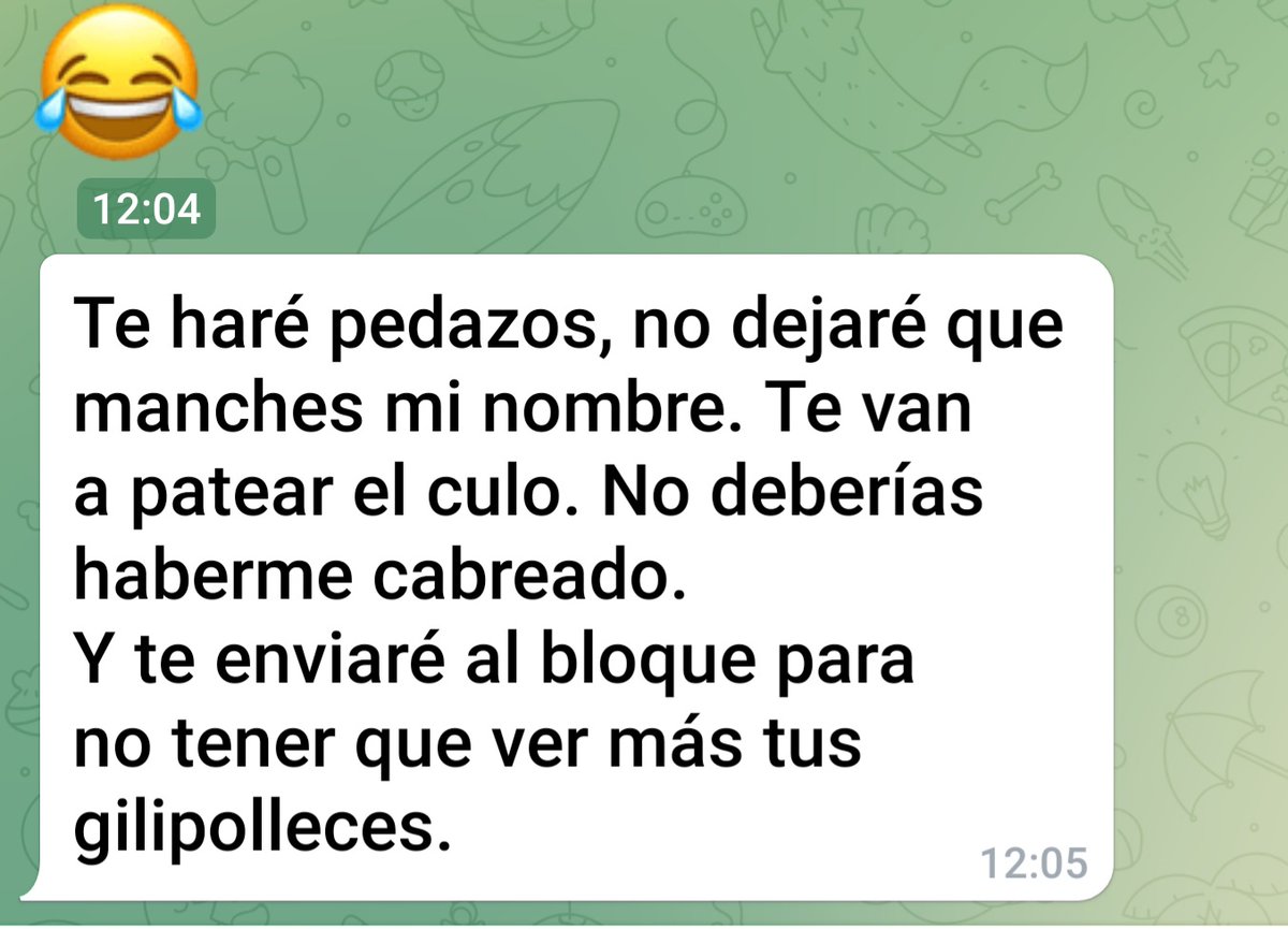 SindromeRegion1's tweet photo. @moonpay @MoonPaySupport @moonpay_NFT Twuiter@s, no solo son un estafa, sinó k ahora tambien amenazan, esto es muy grave. @sus_girona https://t.co/JGxtdfyrXe
