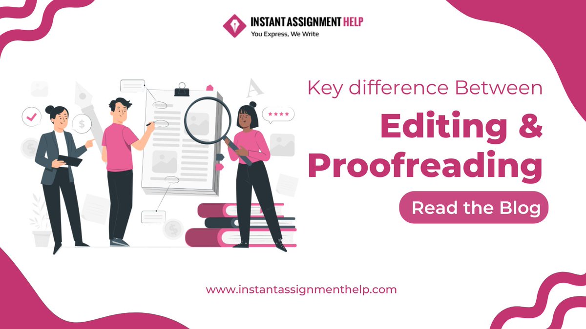 IAH_Assignment's tweet photo. There are many #Students who are still confused about editing and proofreading. So let's take a closer look to understand editing vs proofreading.
-----
Read the Blog Now! - https://t.co/jgHkkqjvw0

#Blog #Assignmentdue #EditingvsProofreading https://t.co/cCOy6mIq7h
