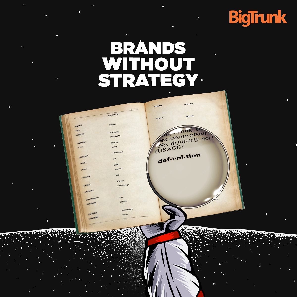 BigTrunkComm's tweet photo. Digital Marketing is something your brand can't do without! 🤫
Fill in the missing creativity, strategy, and engagements for your brand with our innovative strategies. 😎
#BigTrunk #MakeBigHappen #BigVerse #AgencyLife #DigitalMarketing #CreativeAgency https://t.co/gR3soJrU1g