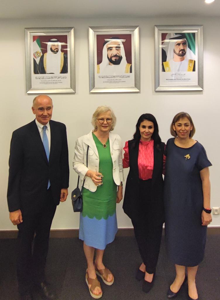 HE Mrs Hanan Al Aleeli,UAE Ambassador to Latvia,as the Dean of Dip.corps, hosted a farewell reception in honour of HE Mrs Gülsun Erkul, Turkish Ambassador to Latvia, HE Mr Kristian Ødegaard, Norwegian Ambassador to Latvia and HE Mrs Riitta Korpivaara,Finnish Ambassador to Latvia.