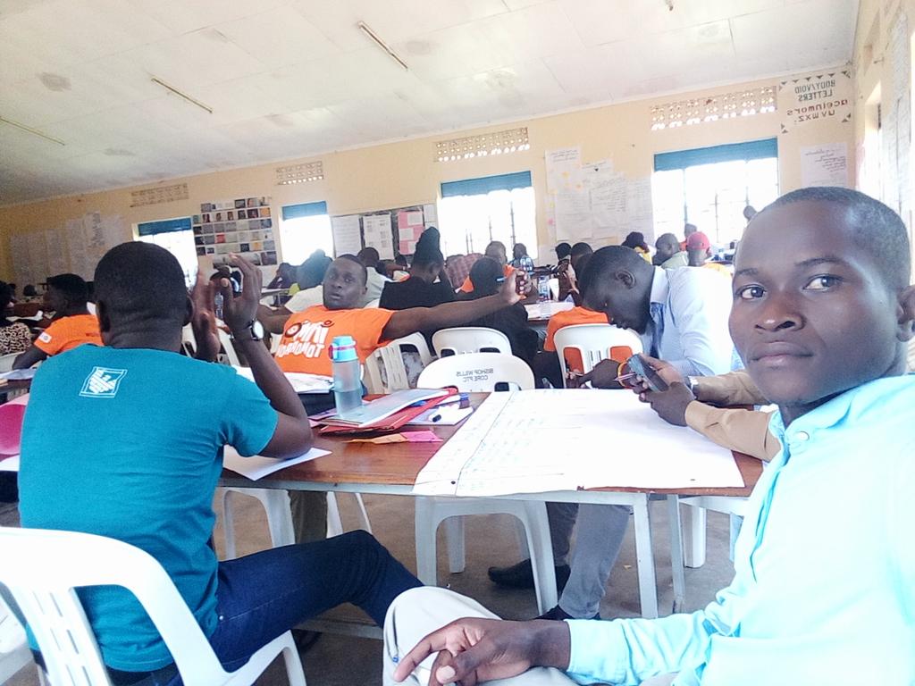 KamugemyeSamuel's tweet photo. we are here at Bishop wills core ptc for a one month training in leadership and teaching skills with Teach for Uganda before placement in our schools to teach. it is now day 10 of the institute. https://t.co/uGqm1AQga0