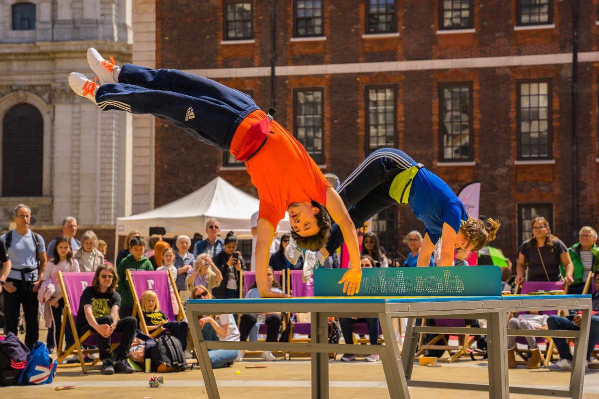 Iris Theatre (@iristheatre) on Twitter photo Super excited that <a href="/REcreate_agency/">The REcreate Agency</a> & @joegarbettdance are taking over the <a href="/actorschurch/">The Actors’ Church</a> gardens this bank holiday with #Dance show BOUNCE. What better way to celebrate the #BankHolidayWeekend 🏓🏓🏓
Shows at 2pm & 4pm on Sat, Sun & Mon. Tix are 'Pay What You Can' on the door! Super excited that <a href="/REcreate_agency/">The REcreate Agency</a> & @joegarbettdance are taking over the <a href="/actorschurch/">The Actors’ Church</a> gardens this bank holiday with #Dance show BOUNCE. What better way to celebrate the #BankHolidayWeekend 🏓🏓🏓
Shows at 2pm & 4pm on Sat, Sun & Mon. Tix are 'Pay What You Can' on the door!