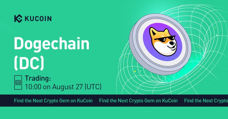 kucoincom's tweet photo. 📢 New Listing

Dogechain $DC gets listed on #KuCoin! @DogechainFamily

🔹Pair: DC/USDT
🔹Deposit: now open (network: ERC20)
🔹Trading: 10AM on August 27, 2022 (UTC)

#Doge #Governance #dogecoin