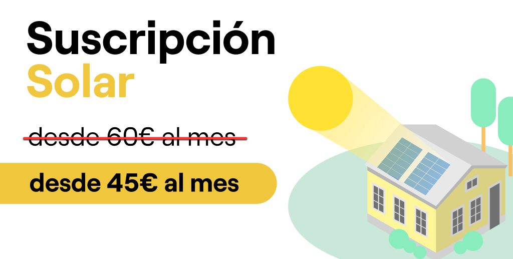 ¿Quieres pasarte a la #EnergiaSolar pero no quieres realizar la inversión inicial? ¡Llegó tu momento! 

Contrata nuestra #SuscripcionSolar antes del 2 de septiembre y disfruta de una #Energia limpia desde 45€ al mes 

#Sol #Luz