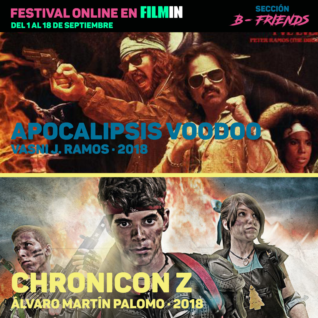 BRetinaFestival's tweet photo. B-FRIENDS
#Cautivos y #Apostata de @HugoCoboMas
#DevilDead2 de @Ivan_tribalbros y @Aureli_DelPozo
El último tren al Rock & Roll de @Makmorgan80
@ApocalipsisVoo de @VasniRamos
#ChroniconZ de @BluPigeon
#PerimetroCero de Francisco Santana
Infección Zombie de @kutrefacto https://t.co/9FdKcYgc8k