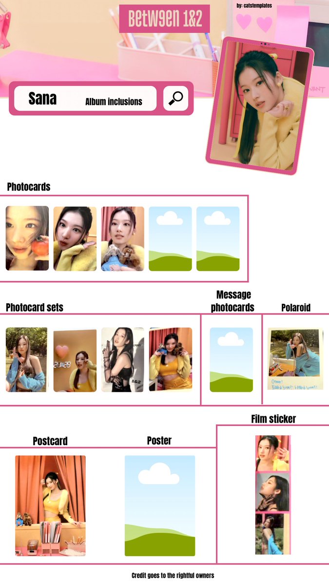 catstemplates's tweet photo. 2022.08.26
TWICE BETWEEN 1&amp;2 ALBUM INCLUSIONS AND PHOTOCARD TEMPLATES 
#TWICE  #트와이스 
#BETWEEN1and2  #TalkthatTalk 

SANA, NAYEON, JIHYO 
#SANA #사나
#NAYEON #나연 
#JIHYO #지효 https://t.co/05yzkXMk7v