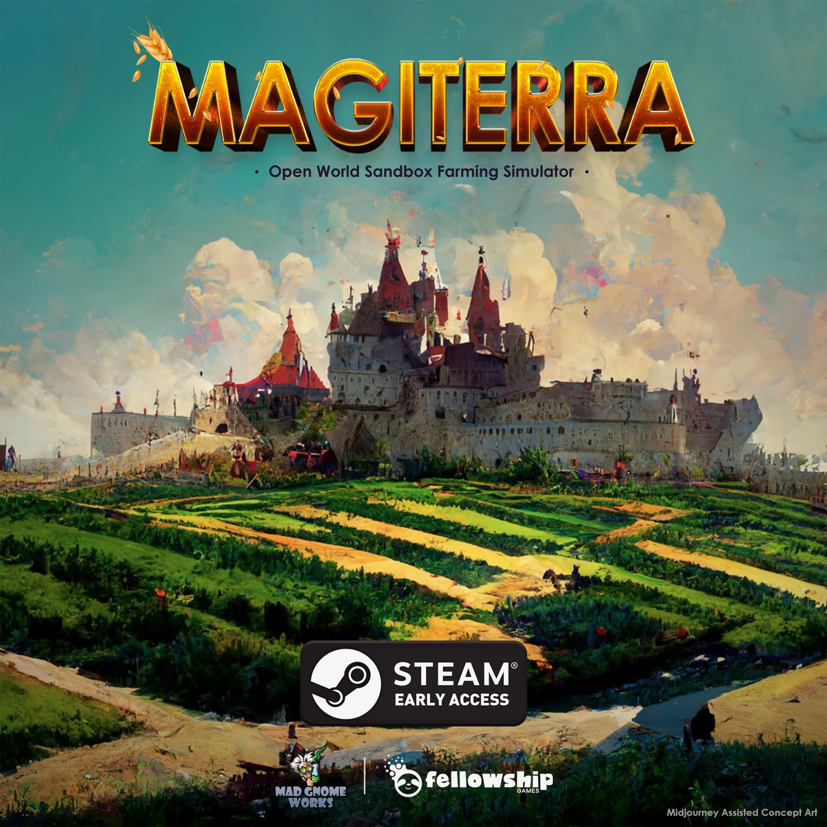magiterragame's tweet photo. Good news ! We've finally released to Early Access! Get the 20% release discount while you can! 

#Steam #openworld #Sandbox #FARM #simulation #ComingSoon #pcgames #twitch #nature #Love #green #Magic #gamedev #leveldesign #MadeWithUnity  #indiedev #indiedeveloper #indiegame https://t.co/30lFsiNIp8