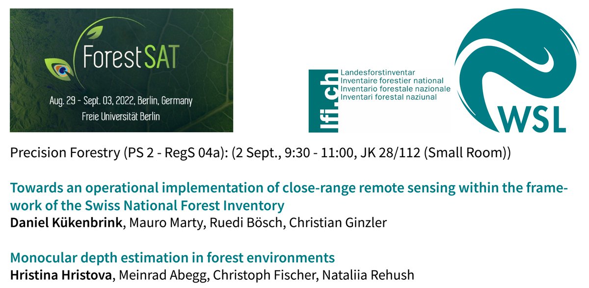 Remote Sensing @ WSL tweet media