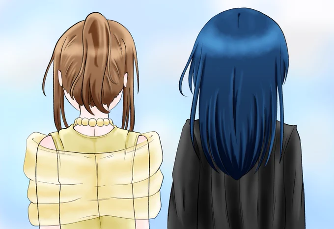 随分と待たせてしまったけれど、​───ここから先の空を、貴女と共に。(よしまる未来パロ)#よしまる普及委員会#lovelive 
