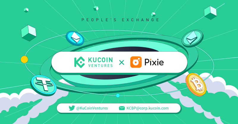 kucoincom's tweet photo. #KuCoin Ventures @KuCoinVentures Announces Investment in Pixie @PixieApp, a #Web3 Version of #TikTok and #Instagram