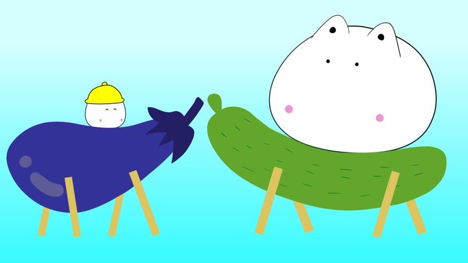 「animal eggplant」 illustration images(Latest)